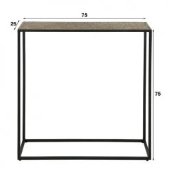 Mathi Design Consoles Et Drapiers Console Acier Et Bronze L75 -Marquee Magasin console acier et bronze l75 3