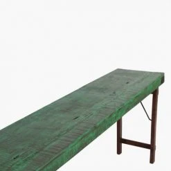 Mathi Design Consoles Et Drapiers Console Ancienne En Bois Vert -Marquee Magasin console ancienne en bois vert 2