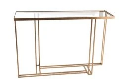 Hellin Consoles Et Drapiers Console Art Déco En Métal Et Verre