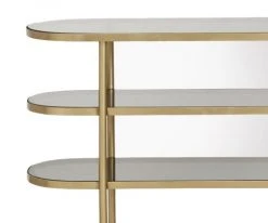 Consoles Et Drapiers Console Art Déco Laiton Verre - Nordal -Marquee Magasin console art deco laiton verre nordal 1