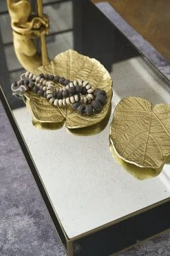 Maisons Du Monde Consoles Et Drapiers Console Avec Plateaux Miroirs Et Métal Coloris Laiton -Marquee Magasin console avec plateaux miroirs et metal coloris laiton 1000 4 8 187378 5