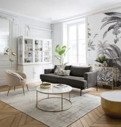 Maisons Du Monde Consoles Et Drapiers Console Avec Plateaux Miroirs Et Métal Coloris Laiton -Marquee Magasin console avec plateaux miroirs et metal coloris laiton 1000 4 8 187378 7