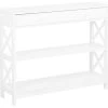 Beliani Consoles Et Drapiers Console Blanche -Marquee Magasin console blanche 6