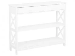 Beliani Consoles Et Drapiers Console Blanche