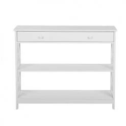 Beliani Consoles Et Drapiers Console Blanche -Marquee Magasin console blanche 8