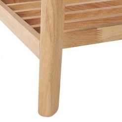 Beliani Consoles Et Drapiers Console Bois Clair -Marquee Magasin console bois clair 4