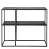 Mathi Design Consoles Et Drapiers Console Bois Et Acier Noir L90 -Marquee Magasin console bois et acier noir l90