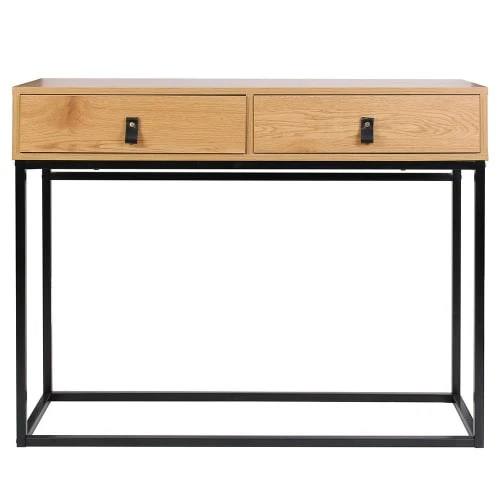 The Home Deco Factory Consoles Et Drapiers Console Bois Et Métal L100cm 4 The Home Deco Factory Consoles Et Drapiers Console Bois Et Métal L100cm – Image 2