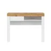 Brw Consoles Et Drapiers Console Bureau 1 Tiroir Blanc Et Naturel -Marquee Magasin console bureau 1 tiroir blanc et naturel