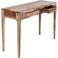 Kare Design Consoles Et Drapiers Console/bureau 2 Tiroirs En Sheesham Massif -Marquee Magasin console bureau 2 tiroirs en sheesham massif 1