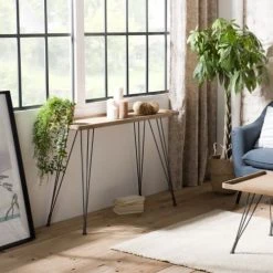 MACABANE Consoles Et Drapiers Console Cannage Pieds Métal Noir -Marquee Magasin console cannage pieds metal noir 1