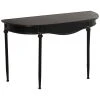 Wadiga Consoles Et Drapiers Console Classique En Métal Noir Vieilli 125x44x76cm -Marquee Magasin console classique en metal noir vieilli 125x44x76cm