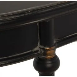Wadiga Consoles Et Drapiers Console Classique En Métal Noir Vieilli 125x44x76cm -Marquee Magasin console classique en metal noir vieilli 125x44x76cm 2