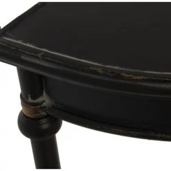 Wadiga Consoles Et Drapiers Console Classique En Métal Noir Vieilli 125x44x76cm -Marquee Magasin console classique en metal noir vieilli 125x44x76cm 3