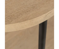 Meubles & Design Consoles Et Drapiers Console Contemporaine En Bois Clair Et Métal Noir -Marquee Magasin console contemporaine en bois clair et metal noir 3