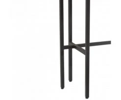 Meubles & Design Consoles Et Drapiers Console Contemporaine En Marbre Blanc Et Métal Noir -Marquee Magasin console contemporaine en marbre blanc et metal noir 5