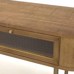 MACABANE Consoles Et Drapiers Console Couleur Naturel 2 Tiroirs -Marquee Magasin console couleur naturel 2 tiroirs 5