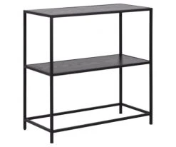 Meubles & Design Consoles Et Drapiers Console D'entrée Effet Bois Et Métal Noir -Marquee Magasin console d entree effet bois et metal noir 2