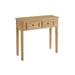 Wadiga Consoles Et Drapiers Console D'entrée En Bois 2 Tiroirs