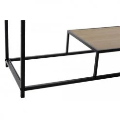 Wadiga Consoles Et Drapiers Console D'Entrée En Bois Et Métal Noir 4 Plateaux -Marquee Magasin console d entree en bois et metal noir 4 plateaux 2