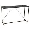 Fornord Consoles Et Drapiers Console D'entrée En Métal Noir L120cm -Marquee Magasin console d entree en metal noir l120cm
