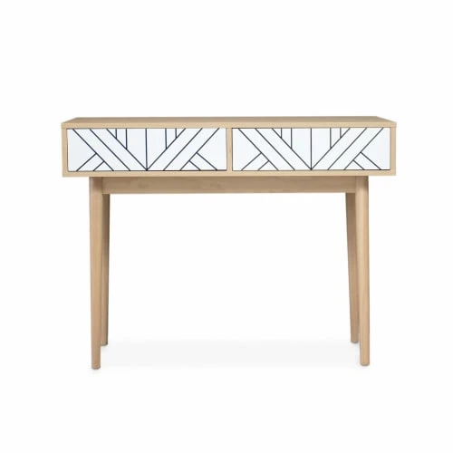 Alice's Garden Consoles Et Drapiers Console Décor Bois Et Blanc 6 Alice's Garden Consoles Et Drapiers Console Décor Bois Et Blanc – Image 4