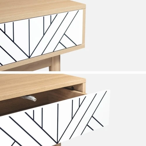 Alice's Garden Consoles Et Drapiers Console Décor Bois Et Blanc 8 Alice's Garden Consoles Et Drapiers Console Décor Bois Et Blanc – Image 6