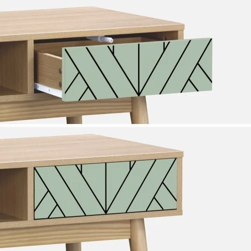 Alice's Garden Consoles Et Drapiers Console Décor Bois & Vert D'eau 7 Alice's Garden Consoles Et Drapiers Console Décor Bois & Vert D'eau – Image 5