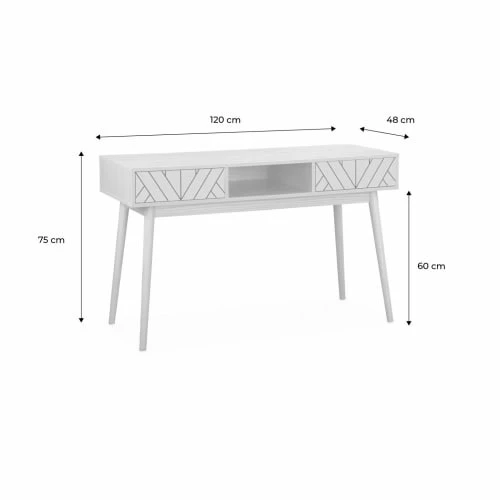 Alice's Garden Consoles Et Drapiers Console Décor Bois & Vert D'eau 8 Alice's Garden Consoles Et Drapiers Console Décor Bois & Vert D'eau – Image 6