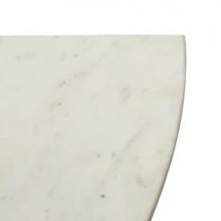 Altobuy Consoles Et Drapiers Console Demi-lune Métal Noir Plateau Marbre Blanc -Marquee Magasin console demi lune metal noir plateau marbre blanc 2