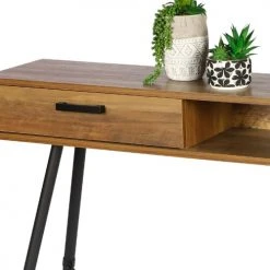 Toilinux Consoles Et Drapiers Console Design Bois Et Métal -Marquee Magasin console design bois et metal 2