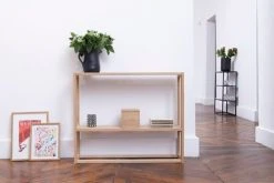 Arne Lykke Consoles Et Drapiers Console Double Niveau En Chêne Bois Clair -Marquee Magasin console double niveau en chene bois clair 4