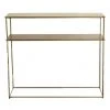 Passage Vernet Consoles Et Drapiers Console Double Niveau En Métal Or -Marquee Magasin console double niveau en metal or