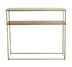 Passage Vernet Consoles Et Drapiers Console Double Niveau En Métal Or