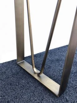 Mathi Design Consoles Et Drapiers Console Effet Ardoise Et Pieds Bronze -Marquee Magasin console effet ardoise et pieds bronze 2