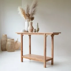 Tikamoon Consoles Et Drapiers Console En Acacia Massif -Marquee Magasin console en acacia massif 3