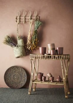 Madam Stoltz Consoles Et Drapiers Console En Bambou Beige -Marquee Magasin console en bambou beige 3