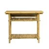 Casatera Consoles Et Drapiers Console En Bambou Bois Clair -Marquee Magasin console en bambou bois clair