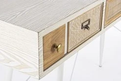 Hellin Consoles Et Drapiers Console En Bois 3 Tiroirs -Marquee Magasin console en bois 3 tiroirs 3