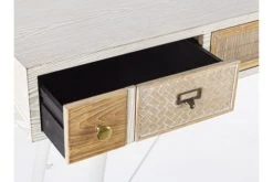 Hellin Consoles Et Drapiers Console En Bois 3 Tiroirs -Marquee Magasin console en bois 3 tiroirs 4