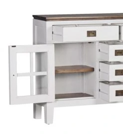MOYCOR Consoles Et Drapiers Console En Bois Blanc L 105 Cm -Marquee Magasin console en bois blanc l 105 cm 2