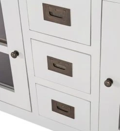 MOYCOR Consoles Et Drapiers Console En Bois Blanc L 105 Cm -Marquee Magasin console en bois blanc l 105 cm 3