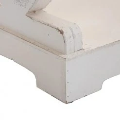 Mathi Design Consoles Et Drapiers Console En Bois Blanc Patiné L 80 -Marquee Magasin console en bois blanc patine l 80 5