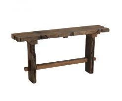 Meubles & Design Consoles Et Drapiers Console En Bois Brut Recyclé