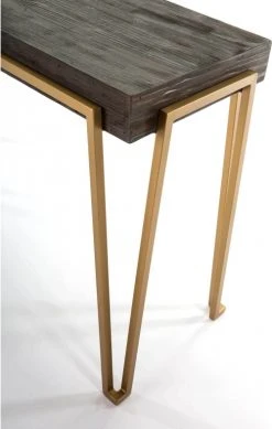 Thai Natura Consoles Et Drapiers Console En Bois Cérusé Gris Pieds Métal Doré L140cm 9 Thai Natura Consoles Et Drapiers Console En Bois Cérusé Gris Pieds Métal Doré L140cm -Marquee Magasin console en bois ceruse gris pieds metal dore l140cm 3