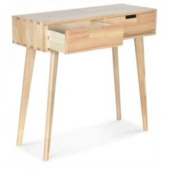 Wadiga Consoles Et Drapiers Console En Bois D'hévéa 2 Tiroirs -Marquee Magasin console en bois d hevea 2 tiroirs 2