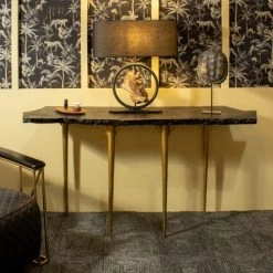 Now’s Home Consoles Et Drapiers Console En Bois De Litchi Noir -Marquee Magasin console en bois de litchi noir 1