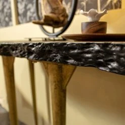 Now’s Home Consoles Et Drapiers Console En Bois De Litchi Noir -Marquee Magasin console en bois de litchi noir 2