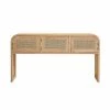 Bois Dessus Bois Dessous Consoles Et Drapiers Console En Bois De Mindy Et Cannage 3 Portes -Marquee Magasin console en bois de mindy et cannage 3 portes