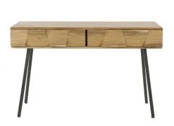 Mathi Design Consoles Et Drapiers Console En Bois Et Acier L 120